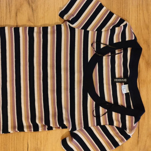 Striped crop top H&M like new, XS