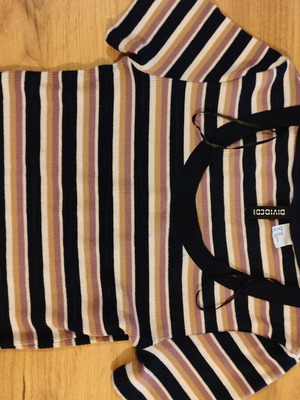 Striped crop top H&M like new, XS