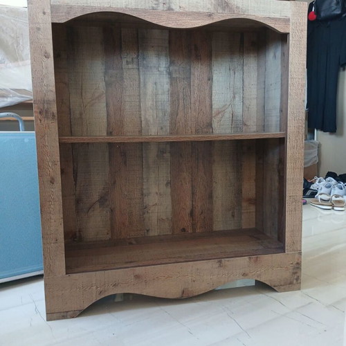 Wooden bookcase shelf, new