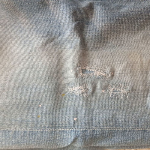 Staff Suzan women's jeans like new, size 27, ripped effect