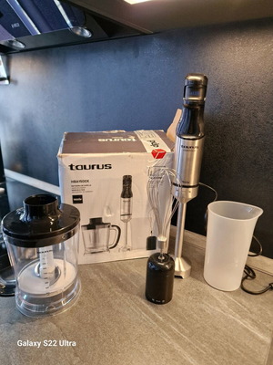 Ραβδομπλέντερ Taurus 1500W νέο με μεταλλικό σώμα και αξεσουάρ