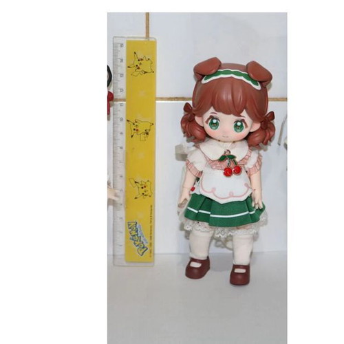 Anime BJD doll figure used, small magnetic ears