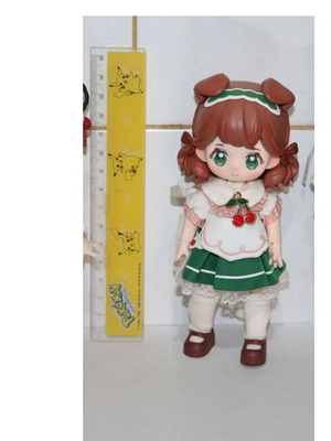 Anime BJD doll figure used, small magnetic ears