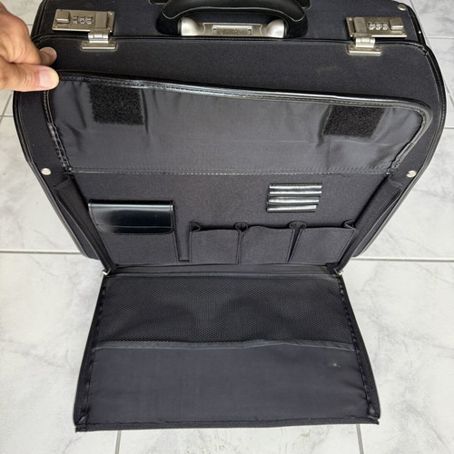 Gabol black professional trolley bag like new