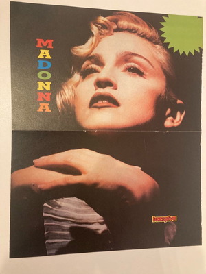 Madonna Mark Wahlberg Ένθετο Αφίσα από περιοδικό Κατερίνα σαν καινούργιο