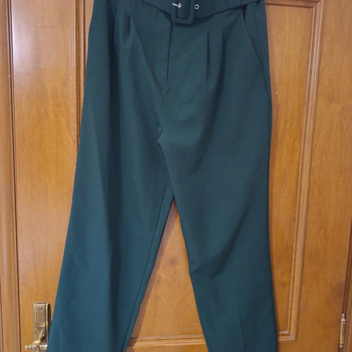 Women's office pants dark green one size new