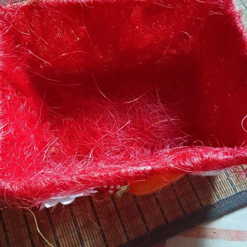 Easter decorative basket red like new