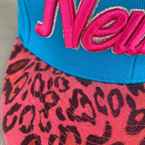 State Property New York leopard cap blue-pink like new