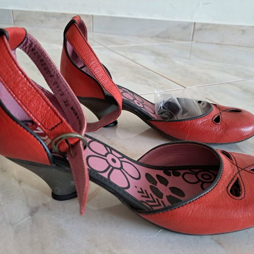 Fly London Barreta new, leather, red size 38