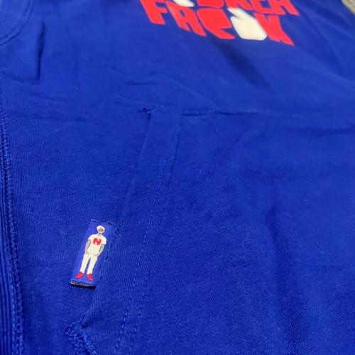 Sneaker Freak sleeveless hoodie new, size XL, blue