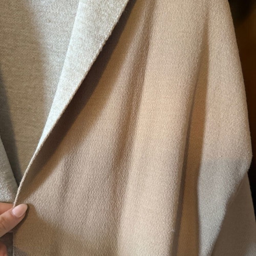 Koton cardigan new thick with hood, beige and white
