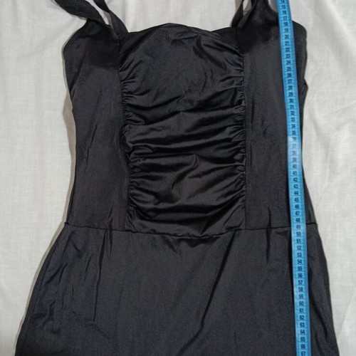 Bonprix vintage style one-piece swimsuit size 46 black