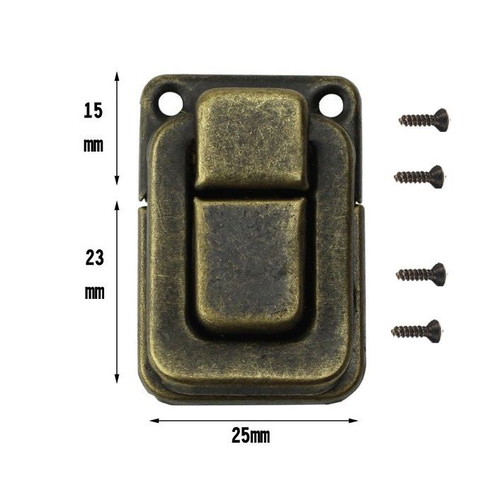 Metal antique clasp new 38x25 mm, bronze