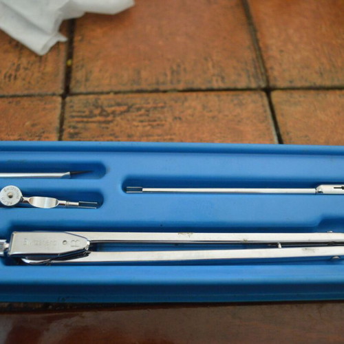 KERN Switzerland 2147 Swiss drafting compass set used