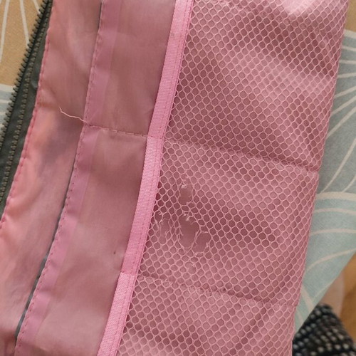 Toiletry bag used with multiple compartments and pockets