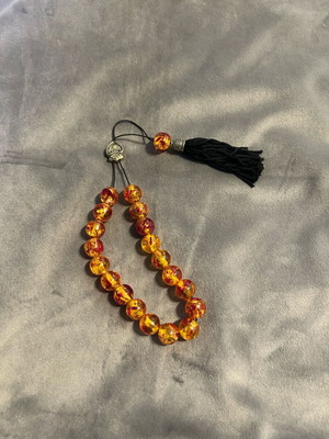 Worry beads like new with acrylic beads in gift box