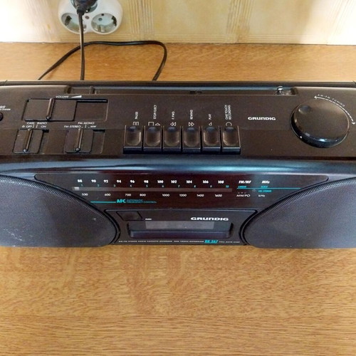 Grundig RR 367 vintage boombox with UBS, used