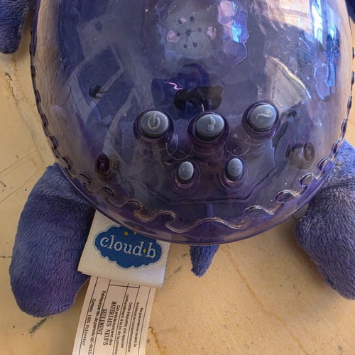 Cloud B Tranquil Turtle plush toy used, violet