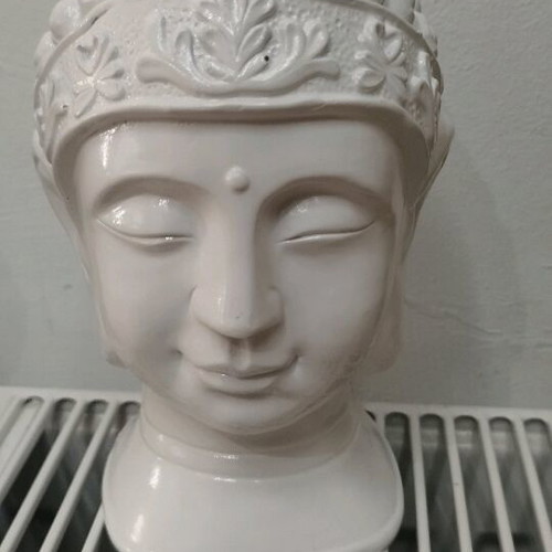 Decorative ceramic Buddha new 19x11cm set of 2 pieces
