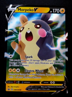 Pokemon Morpeko V SWSH 056 from Black Star Promos collection new