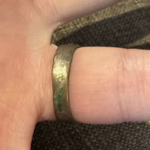 Collectible historic ring used, German 1930-1945 with swastika