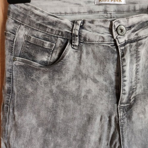 Jeggings acid wash carbon burnt tie dye large, new