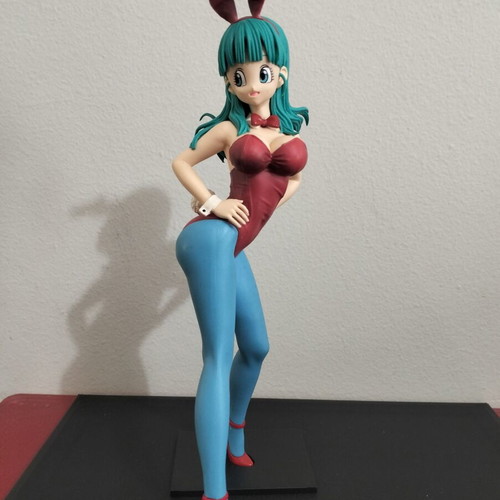 Bulma Bunny Girl anime figure used, 24 cm