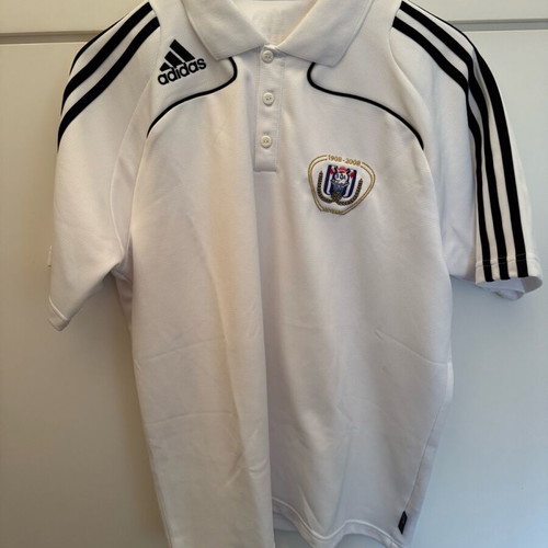 Anderlecht Polo Shirt Adidas Large Like New