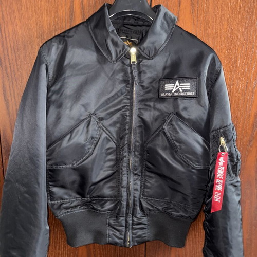 Alpha Industries Bomber Jacket size S new, black