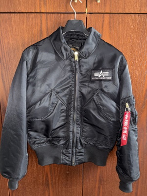Alpha Industries Bomber Jacket size S new, black