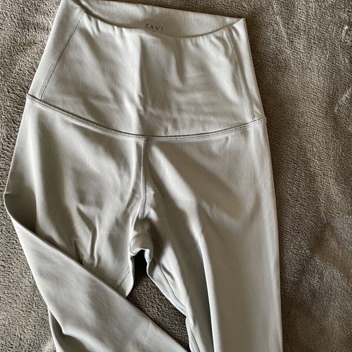 TAVI metallic olive leggings new, sizes XS-S