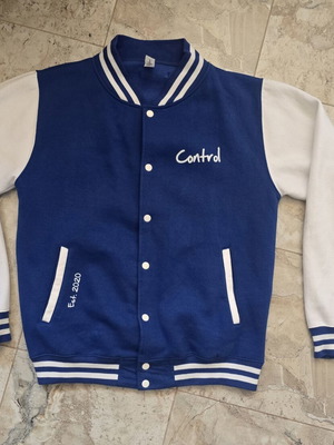 Spring men's jacket like new, size L, blue