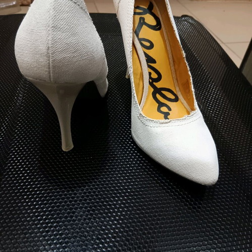 Replay white denim pumps like new, size 38