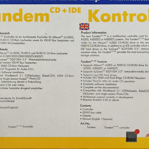 Amiga Tandem CD-IDE Controller new for 1500-4000 models