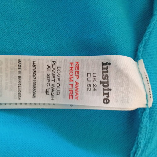 Short bolero jacket like new, light blue, size M