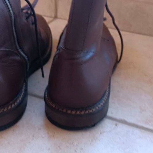 Kricket leather men's ankle boots brown used, size 43-44