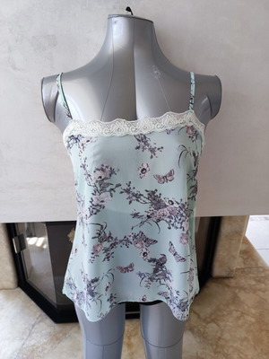 Cami top with transparency - One Size