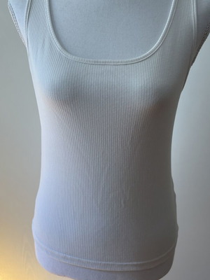 Sinsay White Tank Top New, Size M