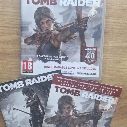 Tomb Raider game for PlayStation 3 like new, action adventure