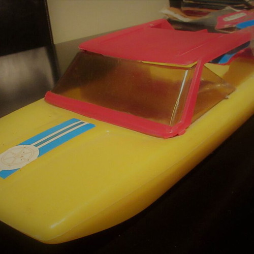 Plastic Greek Children's Sea Toy Boat new 70s-80s