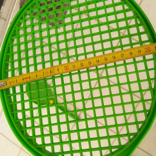 Plastic tennis rackets soft ball set of 2, like new, Italian origin