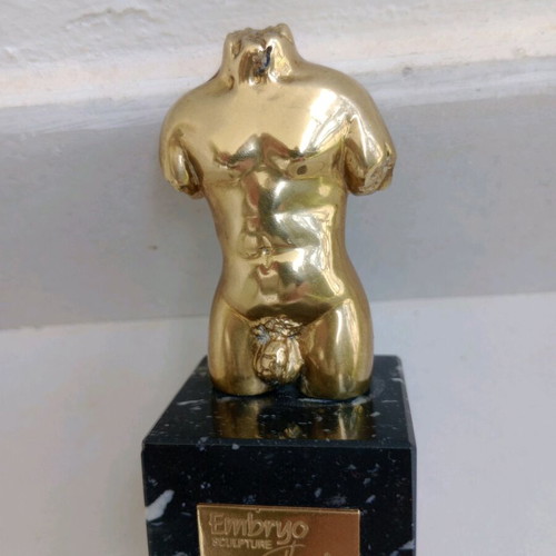 Bronze statuette like new, numbered and sealed