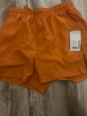 Exes swim shorts new, size medium, orange