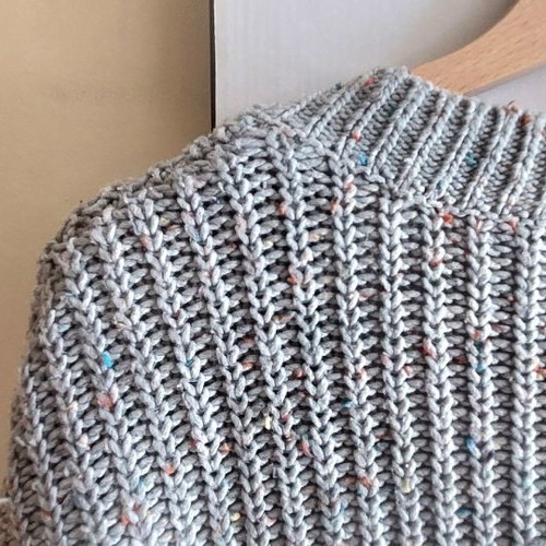 Clockhouse baggy grey knitted cardigan, size Medium