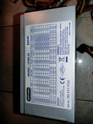Power supply 500W used, fully functional