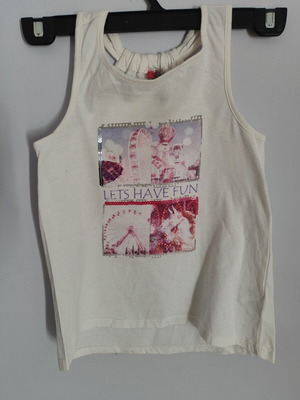 Orchestra Girls' Summer T-shirt Size 140cm Like New White