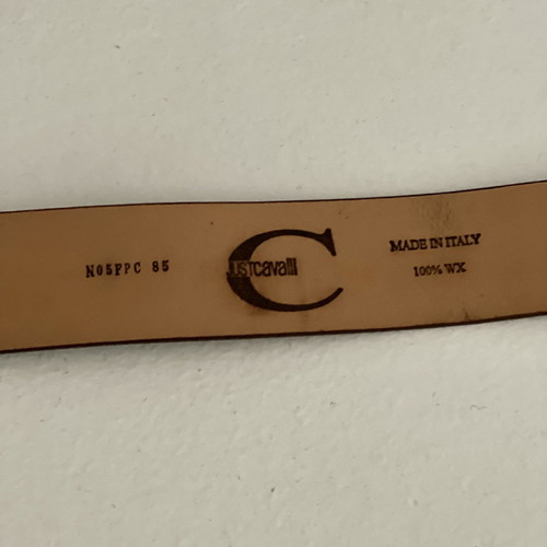 Cavalli Just Cavalier Genuine Leather Belt unused