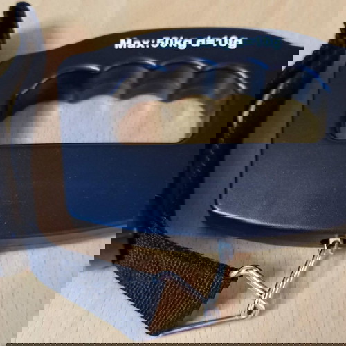 Ηλεκτρονική ζυγαριά βαλίτσας travel bag weight νέα, μαύρη