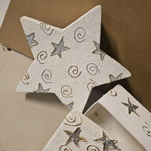 Christmas boxes like new for decoration or gifts
