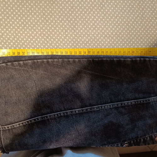 H&M Denim Skirt dark grey acid wash size S new